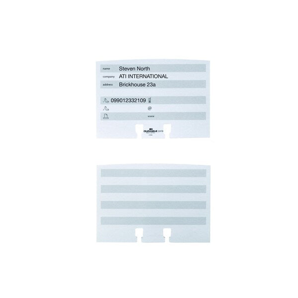 Flip, Address Card, File, Black