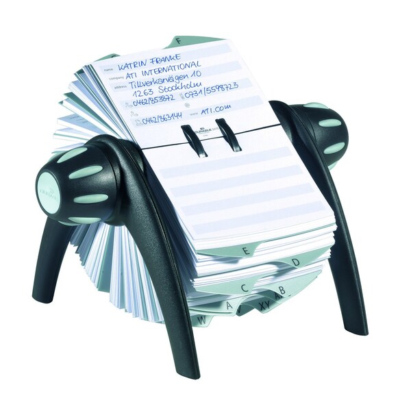 Flip, Address Card, File, Black