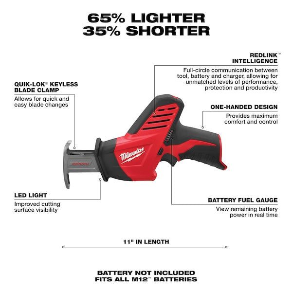 M12 HACKZALL Recip Saw