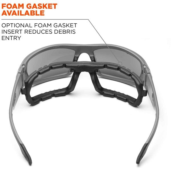 Safety Glasses, Traditional I/O PC Decenter Lens, Scratch-Resistant