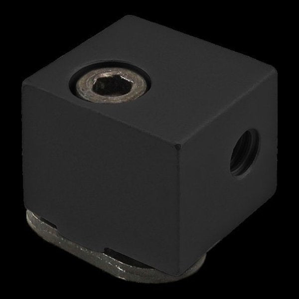Black 10 S Panel Mount Block