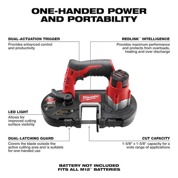 M12 Sub-Compact Band Saw (Tool Only)