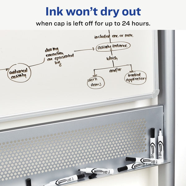 Desk Style Dry Erase Markers, Assort, PK8