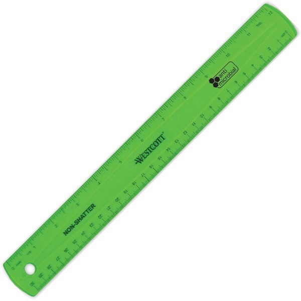 Ruler, Plastic, 12 In