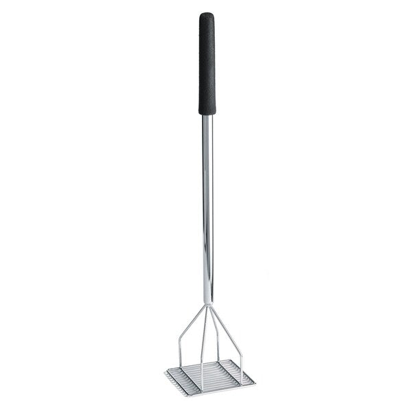 Sq Face Bean Masher, Chrm Metal, 24