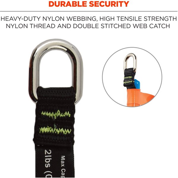 Web Tool Tails, 4 1/2 in, Orange
