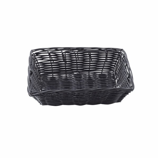Handwoven, Rectangular Basket, Black, PK12