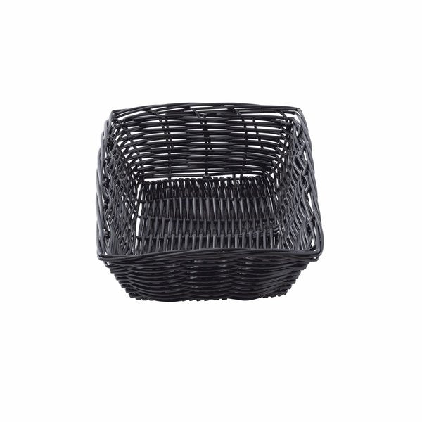Handwoven, Rectangular Basket, Black, PK12