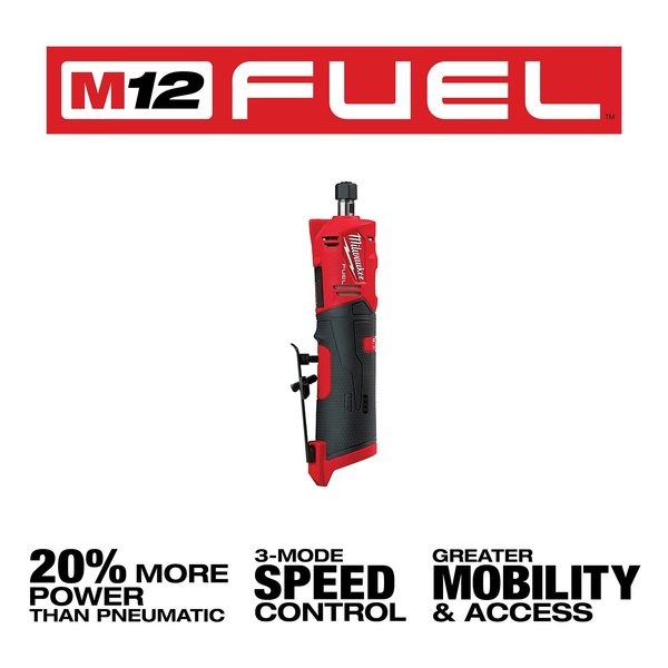 M12 FUEL 1/4 in Straight Die Grinder, 20,000 RPM (Tool Only)