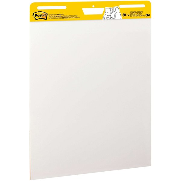 Easel Pad, Plain, White, 25 in x 30 in, PK6