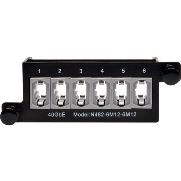 Fiber Cassette, 40Gb, (x6) 12 MTP/MPO
