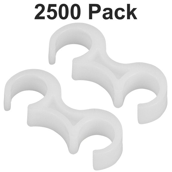 White Plastic Ganging Clips Set