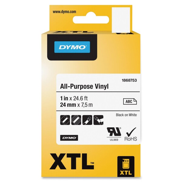 Cartridge Label, 1.0 In W, Vinyl