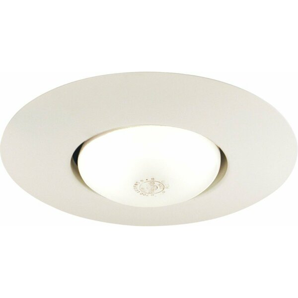 White Open Downlight Trim 6in.