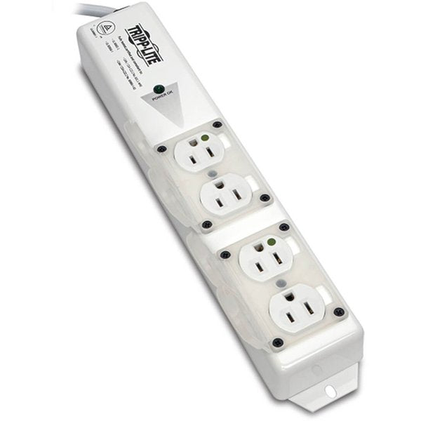 Outlet Strip, 15A, 4 Outlet, 15 ft, White
