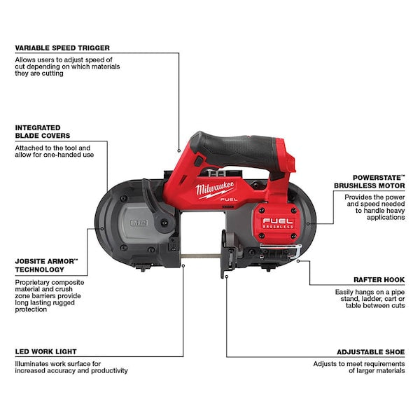 M12 FUEL Compact Band Saw (Tool Only)