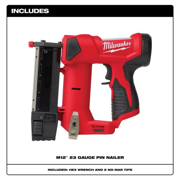 M12 23 Gauge Pin Nailer (Tool Only)