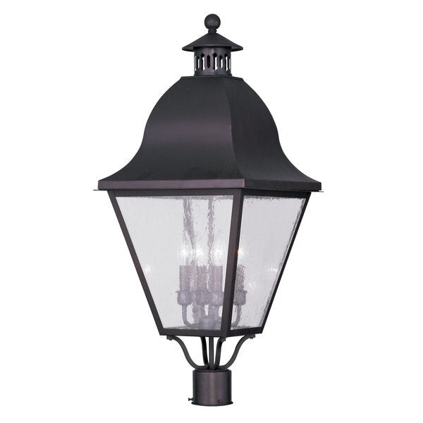 Amwell 4 Light Bronze Outdoor Post Top L
