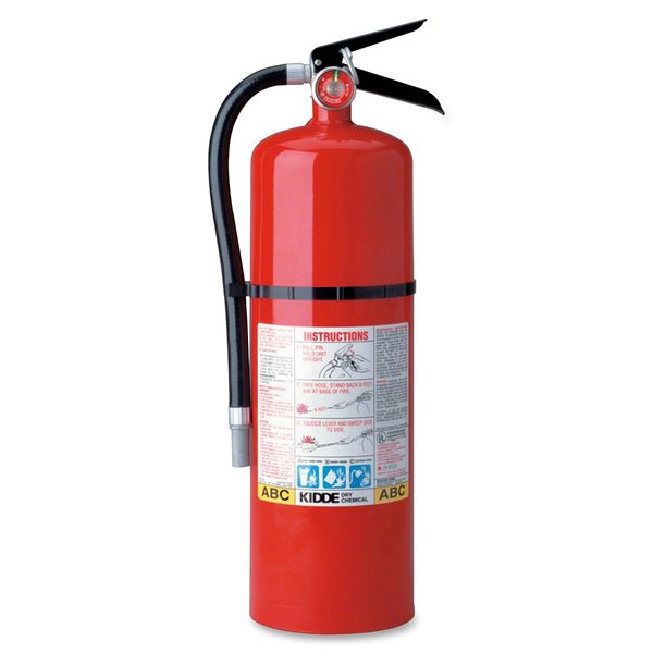 Fire Extinguisher, Class ABC, UL Rating 6A:80B:C, Rechargeable, 20 lb capacity, 20 ft Range