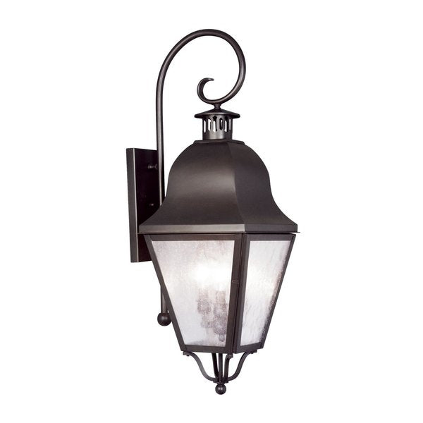 Amwell 3 Light Bronze Outdoor Wall Lante