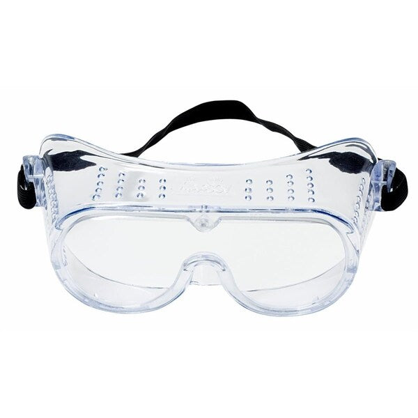 Impact Resistant Safety Goggles, Clear Uncoated Lens, 332 Series, 10PK