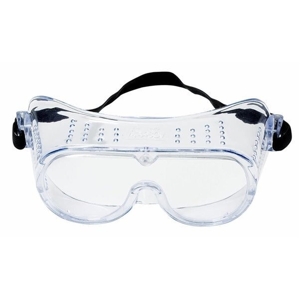 Impact Resistant Safety Goggles, Clear Anti-Fog Lens, 332 Series, 10PK