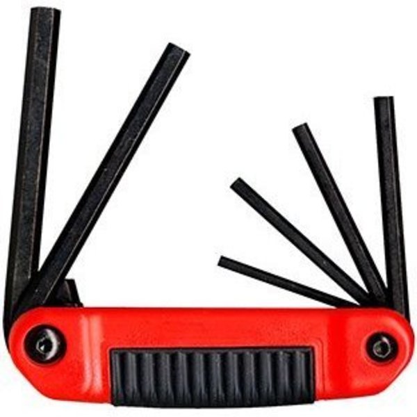 6 Piece SAE Fold-Up Hex Key Set, 25611
