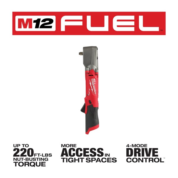 M12 FUEL 3/8 in. Right Angle Impact Wrench with Friction Ring (Bare Tool)