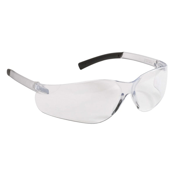 Safety Glasses, Clear Polycarbonate Lens, Scratch-Resistant, 12PK