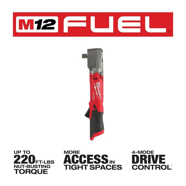 M12 FUEL 1/2 in. Right Angle Impact Wrench with Pin Detent (Bare Tool)