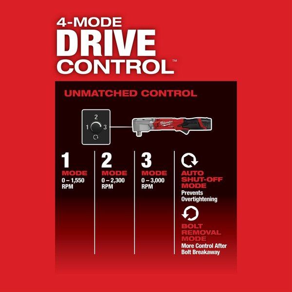 M12 FUEL 1/2 in. Right Angle Impact Wrench with Pin Detent (Bare Tool)
