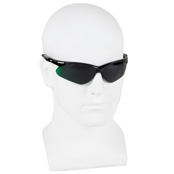 Safety Glasses, Wraparound Shade 5.0 Polycarbonate Lens, Scratch-Resistant