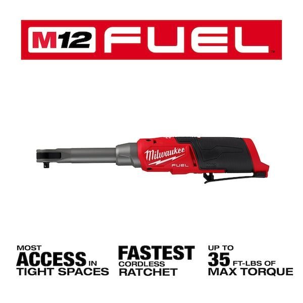 M12 FUEL 3/8 in. Extended Reach High Speed Ratchet (Tool Only)