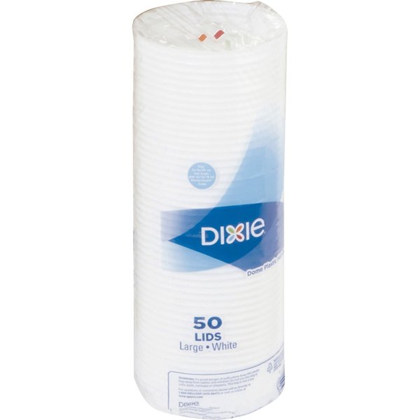 Lid for 12 to 20 oz. Hot Cup, Dome, Sip Through, White, Pk500