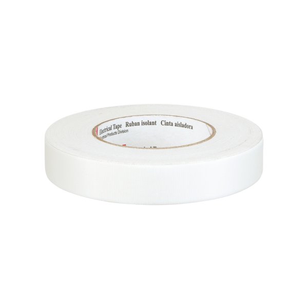 Cloth Tape, 1 In x 60 yd, 7 mil, White, PK36