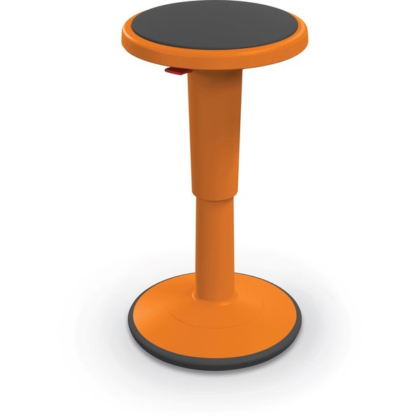 Grow Stool, Height Adjustable, Tall, Orange