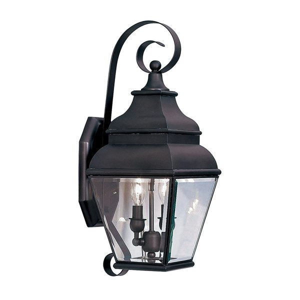 Exeter 2 Light Bronze Outdoor Wall Lante