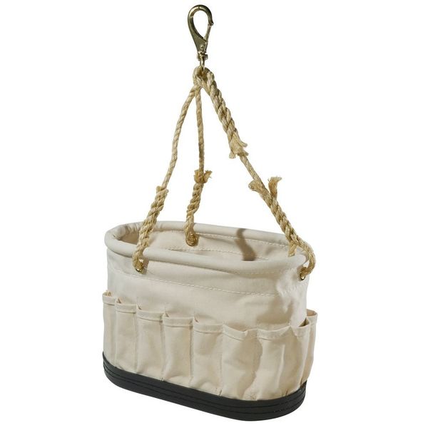 Canvas Bucket, #6 Canvas, Black Molded Polypropylene (Bottom)