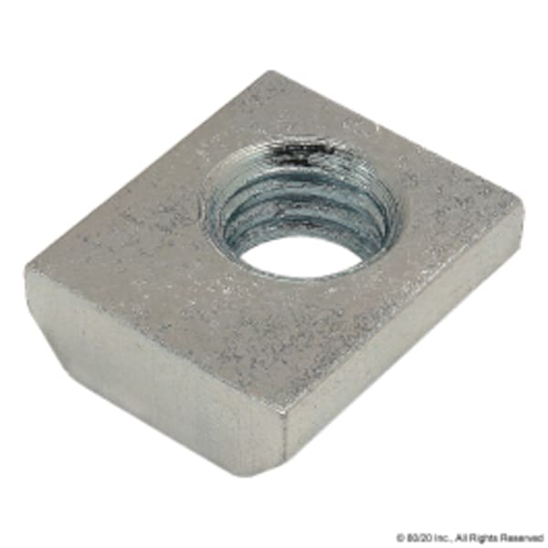 M6 X 1.0 Standard T-Nut Bright 25 S