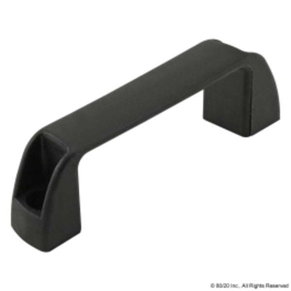 Small Plastic Door Handle-Black