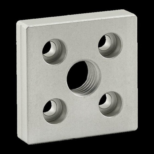 Base Plate 50mm X 50mm W/M16 Tap In Ctr
