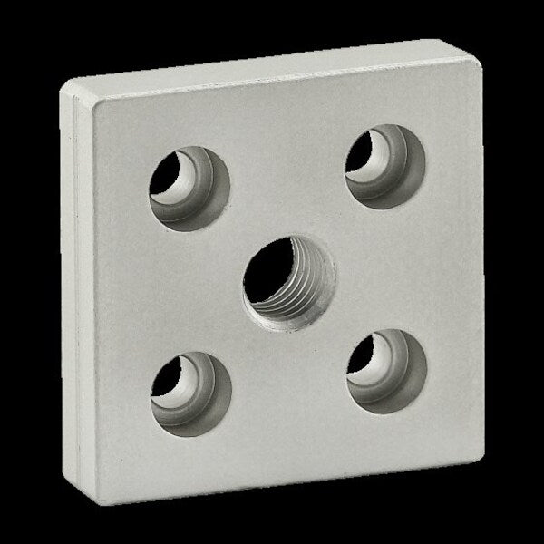 Base Plate 50mm X 50mm W/M12 Tap In Ctr