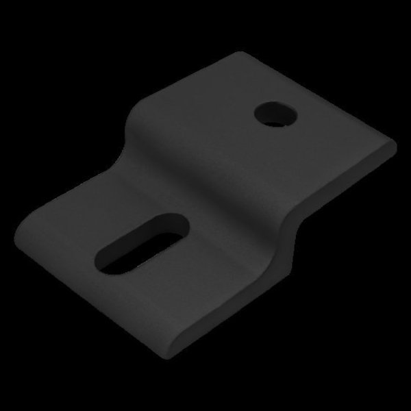 Black 25mm Single Mesh Retainer