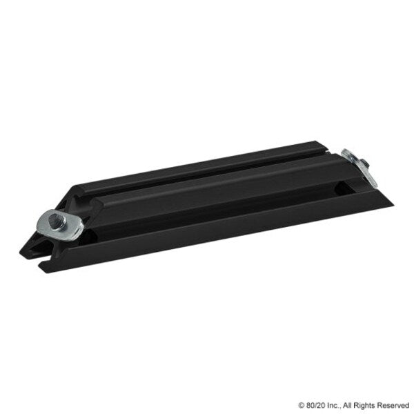 Support, 45 Deg., 25-2525X160mm, Blk Ano