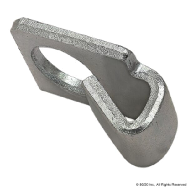 Single Tab End Fastener W/O Screw 25 S