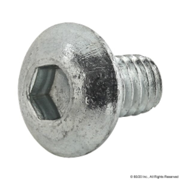#12-24 Socket Head Cap Screw, Zinc Plated Steel, 12 mm Length
