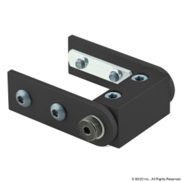 Rt Angle Univ Living Hinge W/Strt Arms