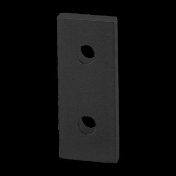 Black 25 S 2 Hole Joining Strip
