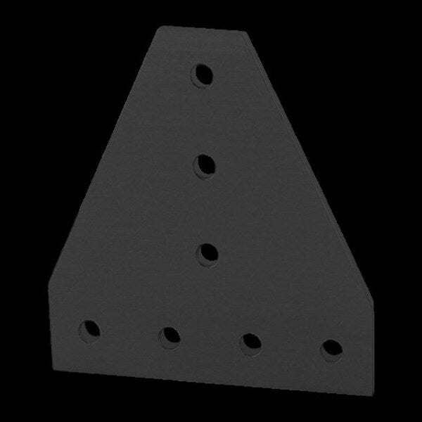 Black 25 S 7 Hole Tee Joining Plate
