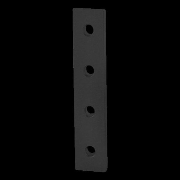 Black 25 S 4 Hole Joining Strip